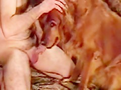 Blonde ass for a doggie Zoo anal